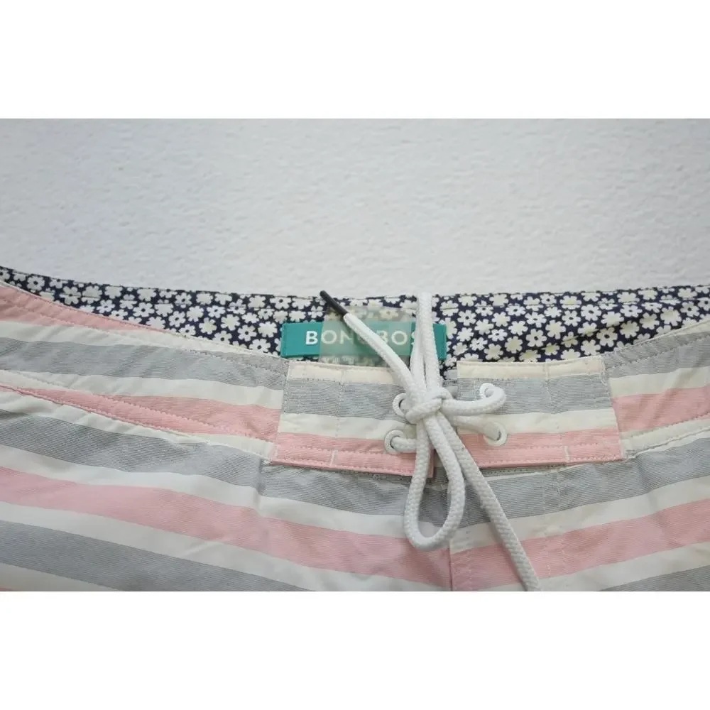 Bonobos Swim Trunks Striped Netted Performance Mens Size 33‎